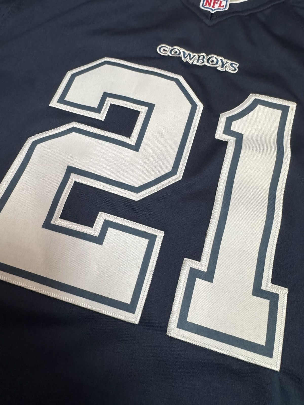 Nike Ezekiel Elliott #21 Dallas Cowboys NFL On Field Home Jersey Size US L / EU 52-54 / 3 - 3 Thumbnail