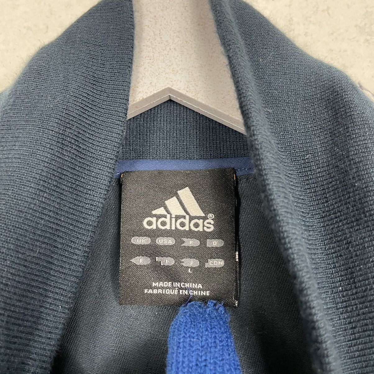 Adidas × Other 💥NAVY ADIDAS STRIPED TRACKTOP JACKET Size US L / EU 52-54 / 3 - 9 Thumbnail