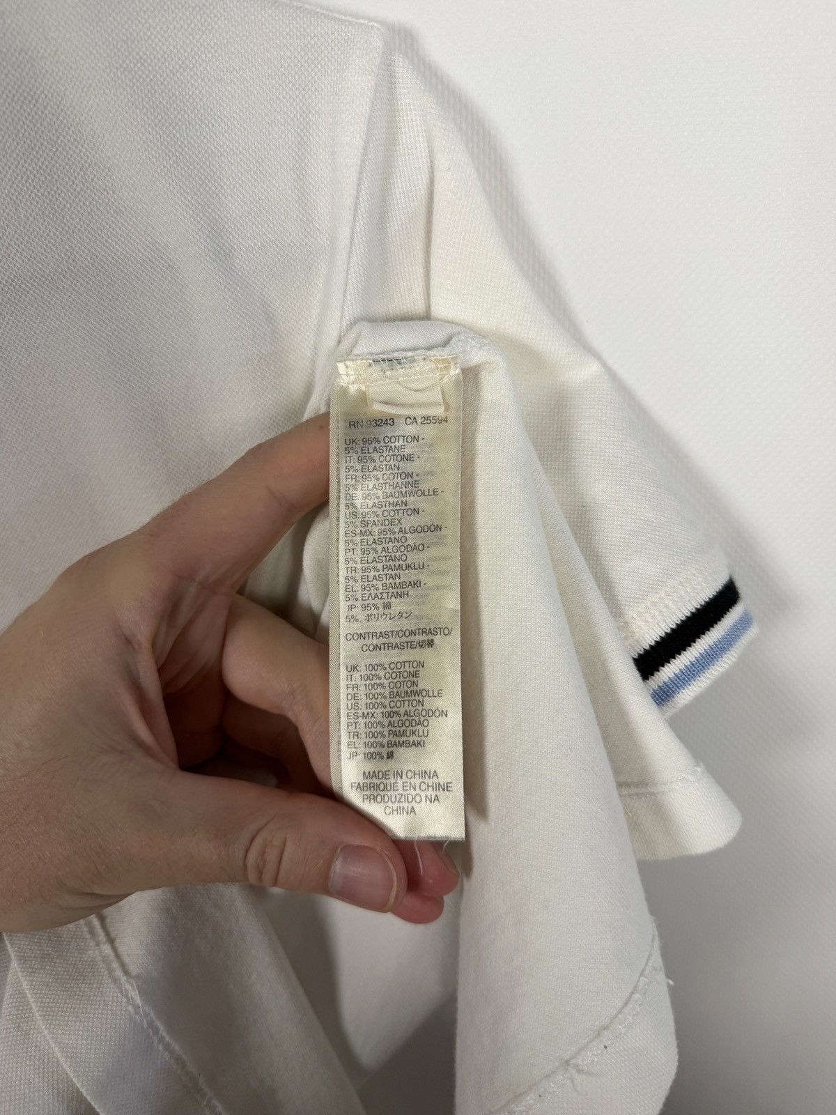 Diesel Men’s Diesel Short Sleeve Polo Shirt White Size L Large Size US L / EU 52-54 / 3 - 8 Thumbnail