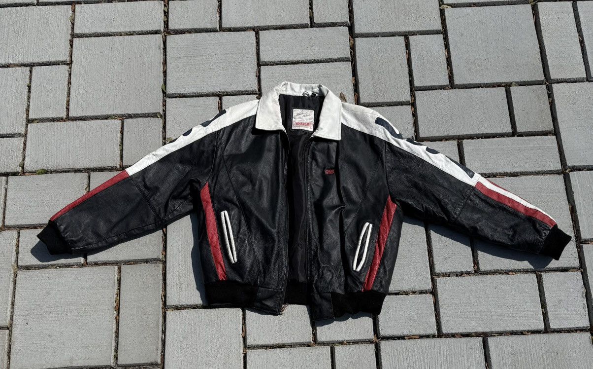Michael Hoban USA Leather Jacket Size US L / EU 52-54 / 3 - 5 Thumbnail
