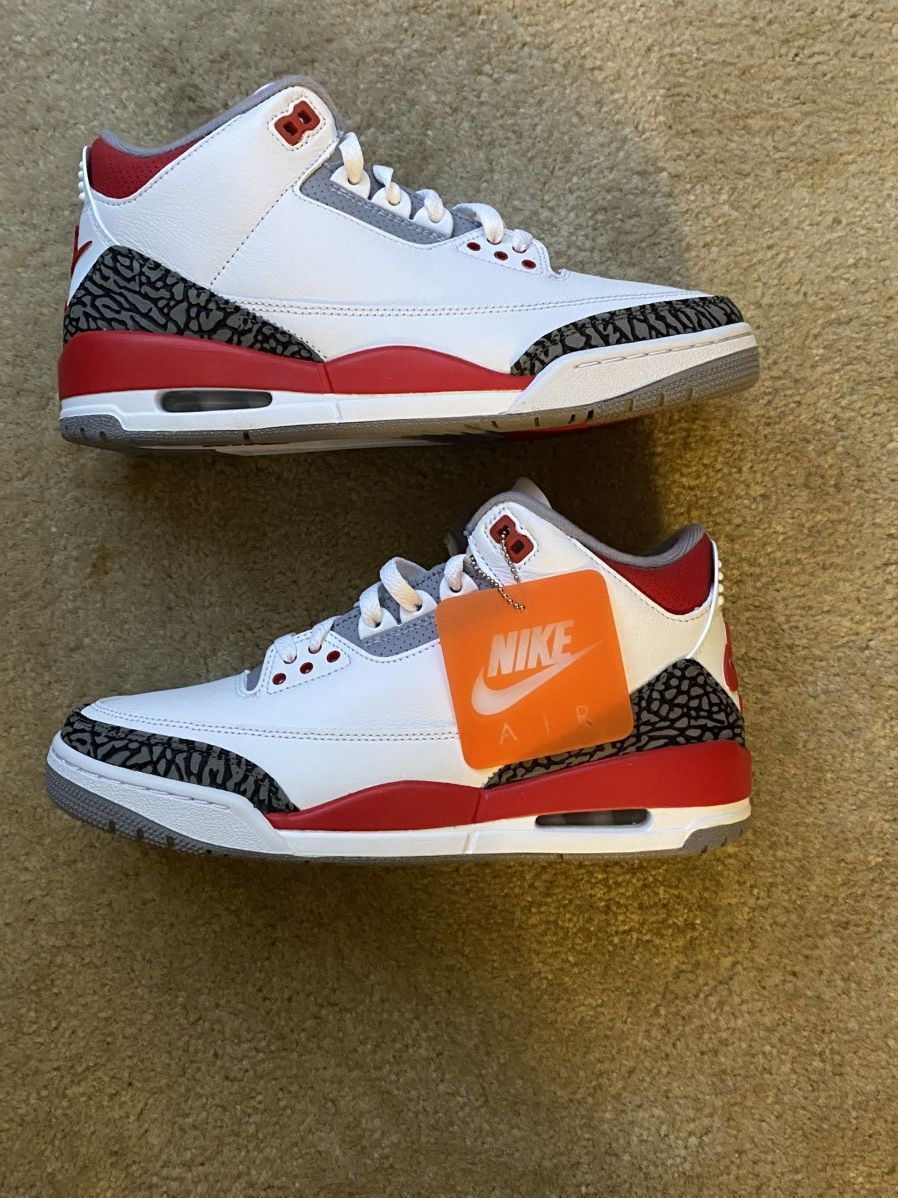 Air Jrdan 3 Retro Fire Red