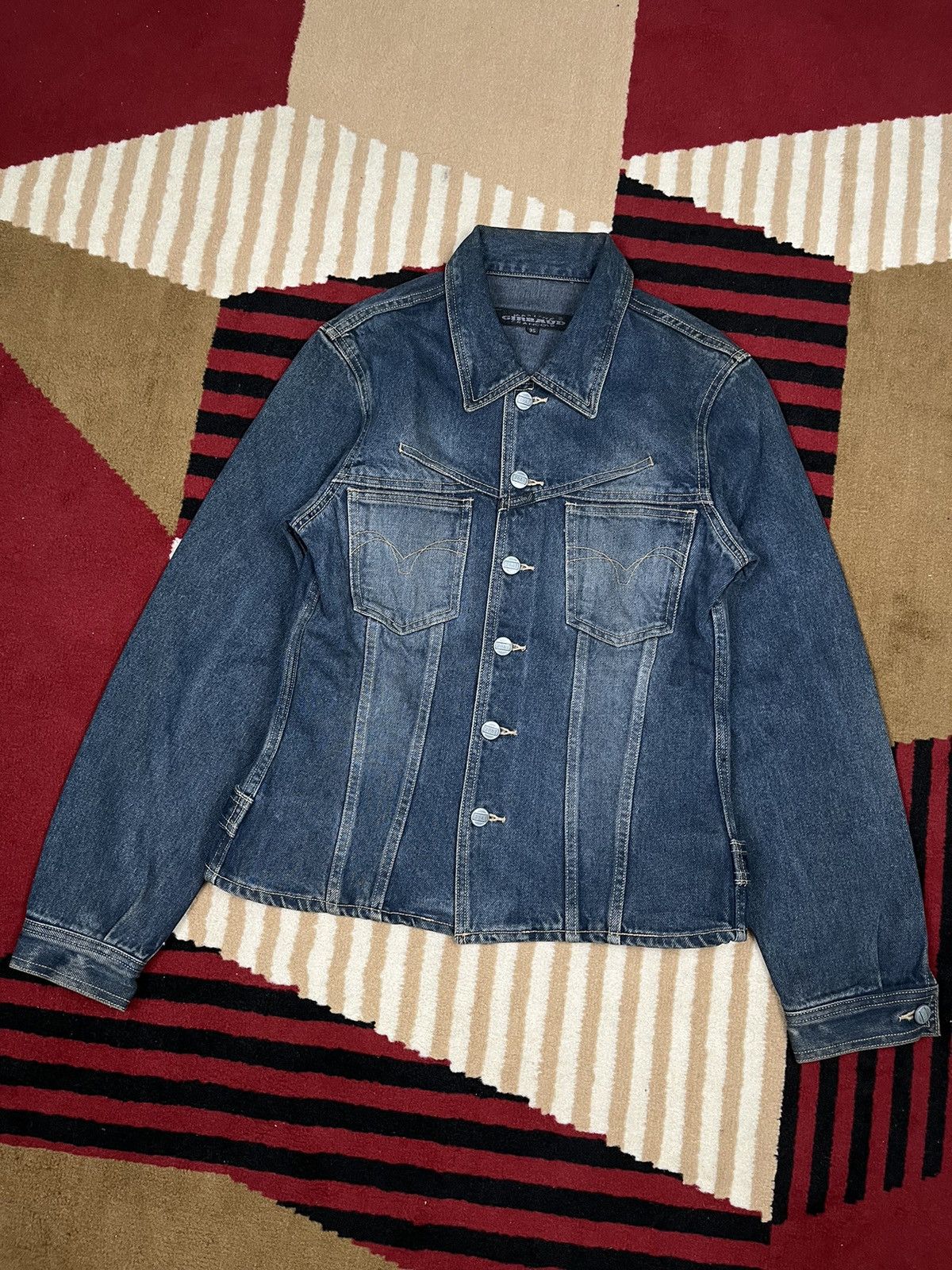 Jean Paul Gaultier × Kapital × Marithe + Francois Girbaud Marithe Francois Girbaud Denim Jacket Size US S / EU 44-46 / 1 - 2 Thumbnail