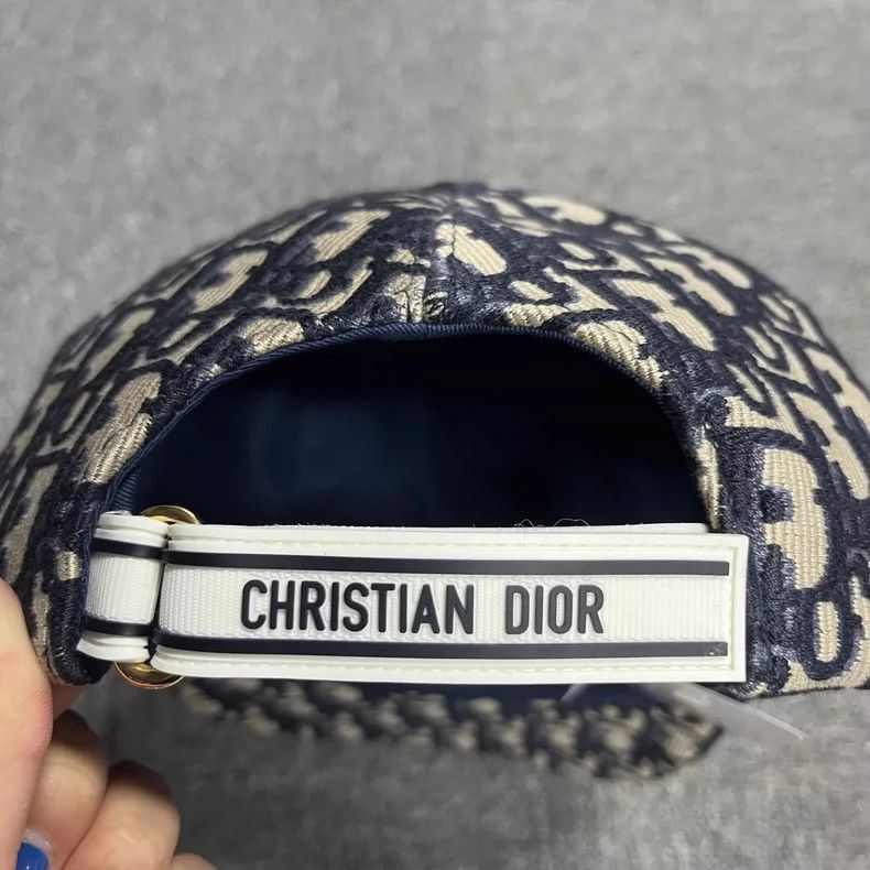 Dior Dior Blue Lambskin Duckbill Hat-2506 Size ONE SIZE - 3 Thumbnail
