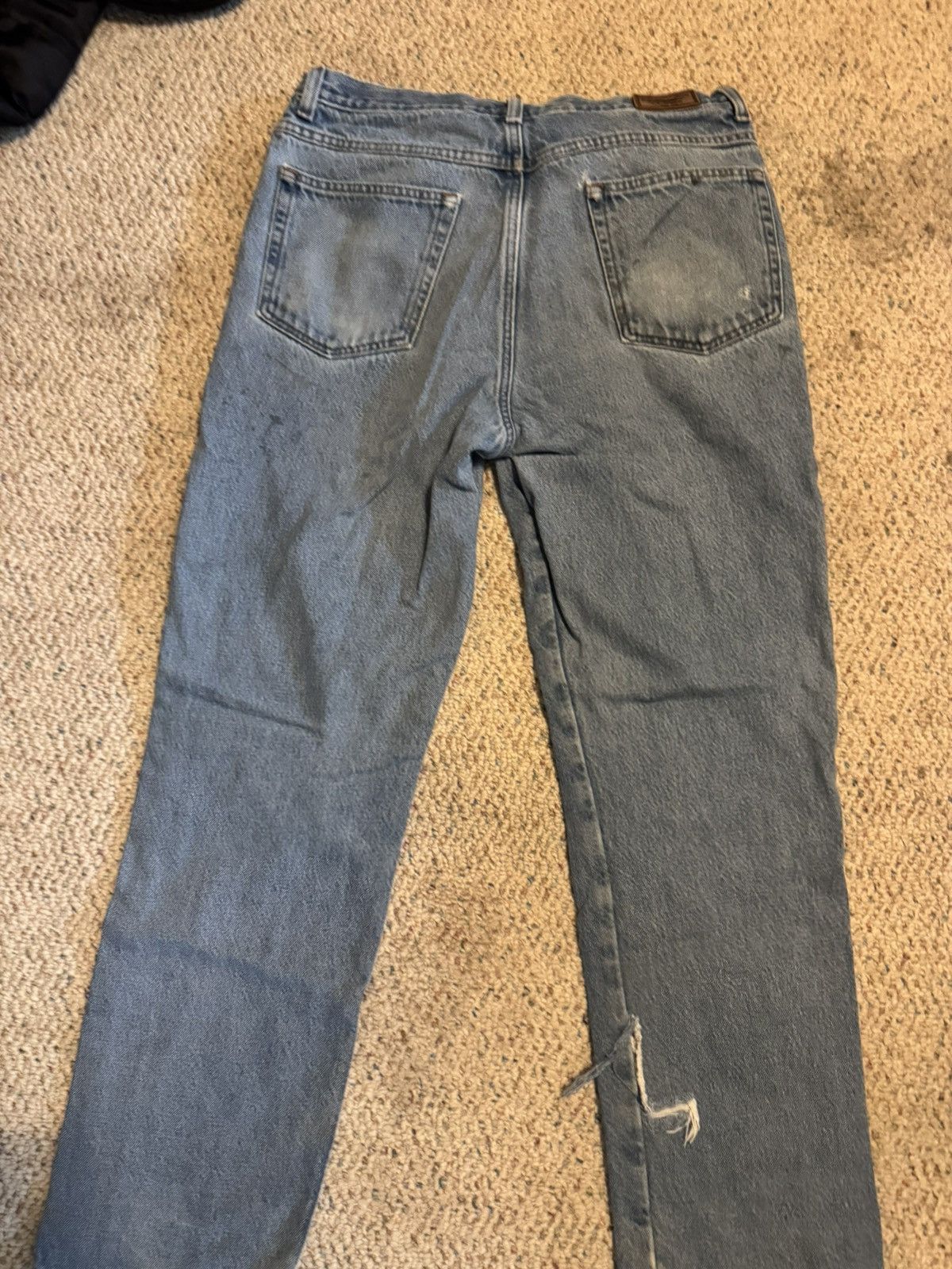 Carhartt × L.L. Bean × Vintage L.L. Bean Plaid Lined Work Pants Size US 33 - 7 Thumbnail