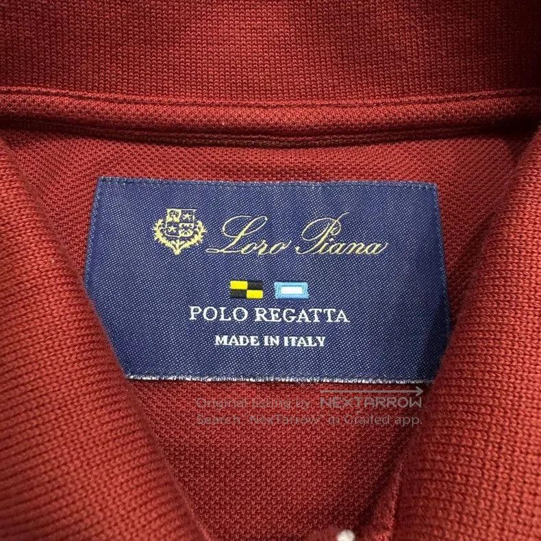 Loro Piana Loro Piana Red Chest Pocket Polo Shirt. Size US XS / EU 42 / 0 - 2 Thumbnail