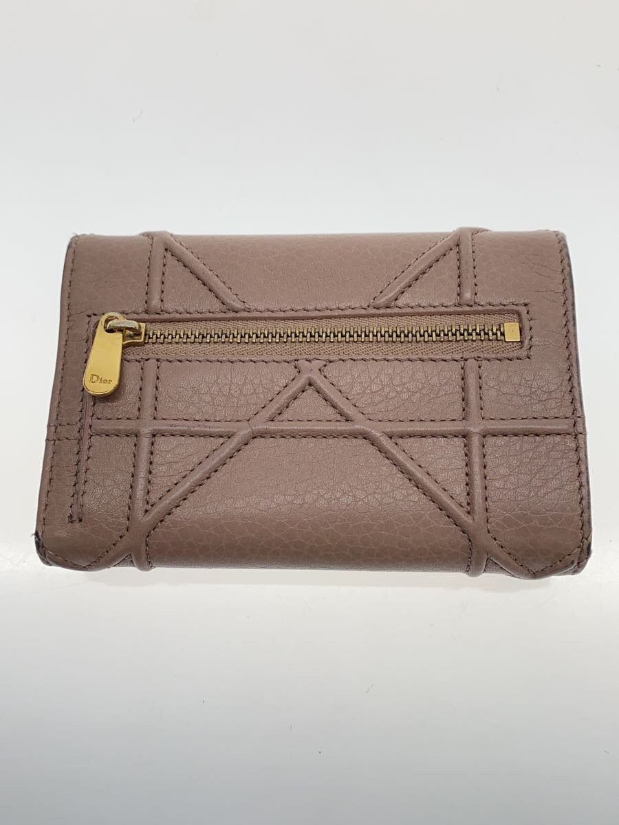Dior Dior Leather Tri-Fold Wallet Pink Size ONE SIZE - 2 Thumbnail