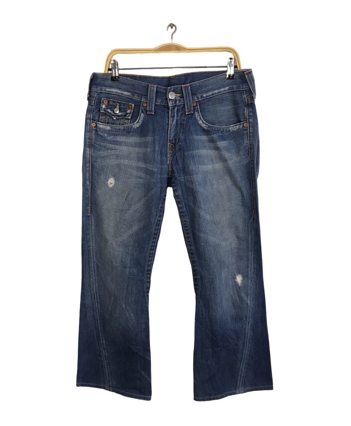 True Religion True Religion Joey Usa Flaps Pocket Low Rise Fits 31 32 Size US 31 - 3 Thumbnail