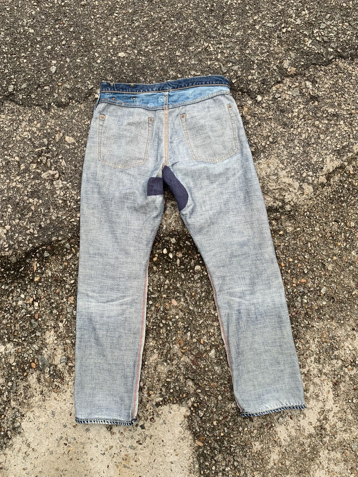 Japan Blue MOMOTARO ❌ JAPAN BLUE SELVEDGE DISTRESSED DENIM Size US 32 / EU 48 - 17 Thumbnail