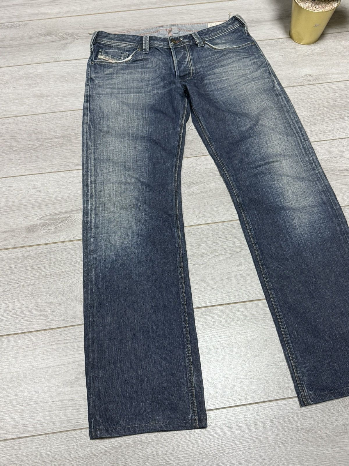 Diesel VINTAGE flare Y2K DIESEL YARIK LOGO DISTRESSED JEANS 34 Size US 34 / EU 50 - 8 Thumbnail
