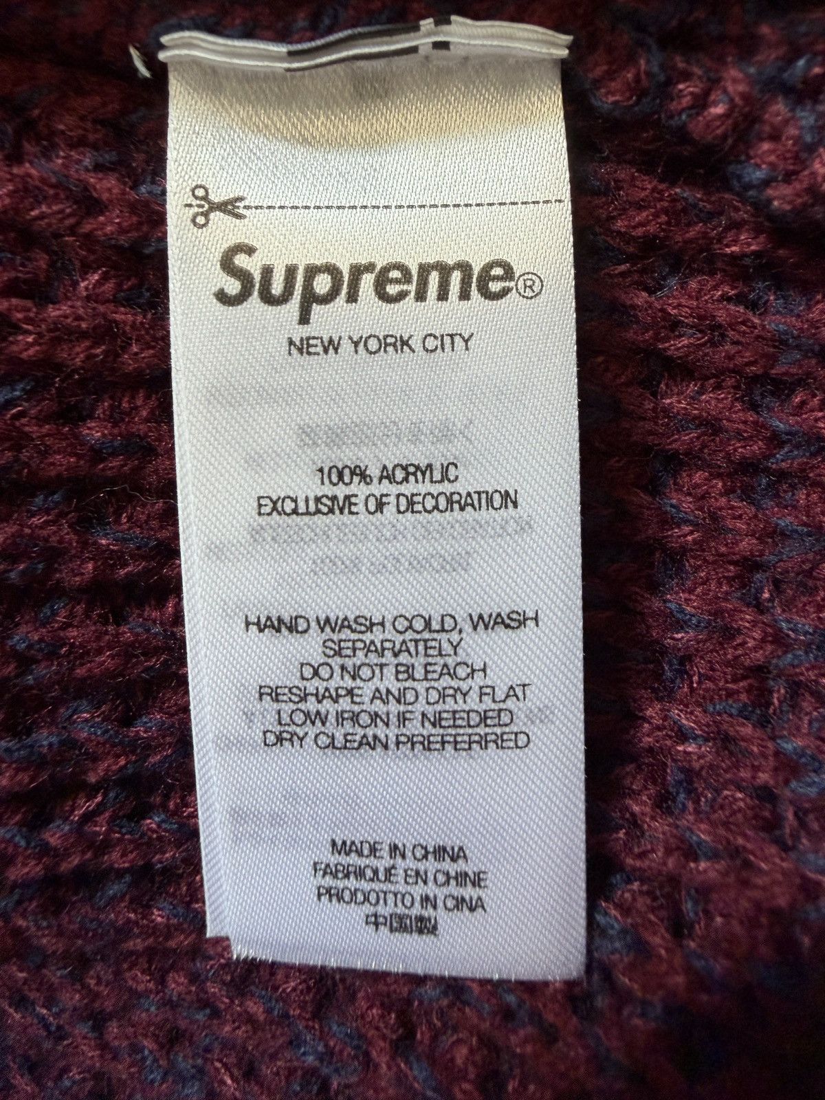 Supreme Supreme Plum Knit Sweater Size US M / EU 48-50 / 2 - 6 Thumbnail