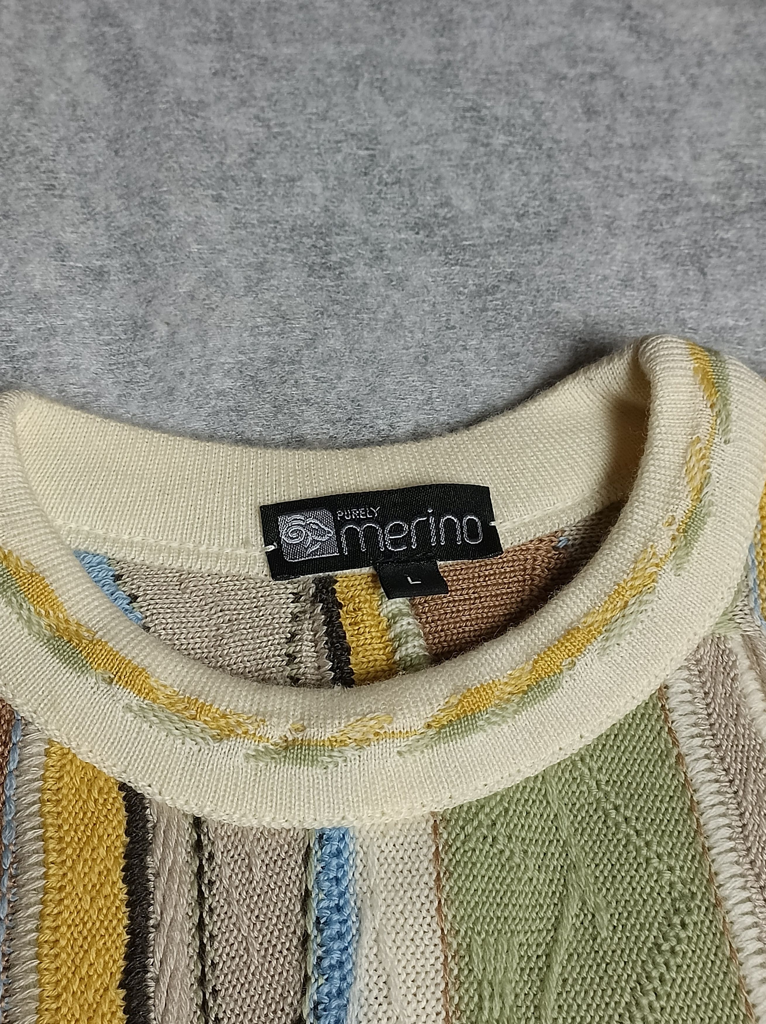Other PURELY Merino Wool Australia Coogi Style Sweater Size L Size US L / EU 52-54 / 3 - 7 Thumbnail