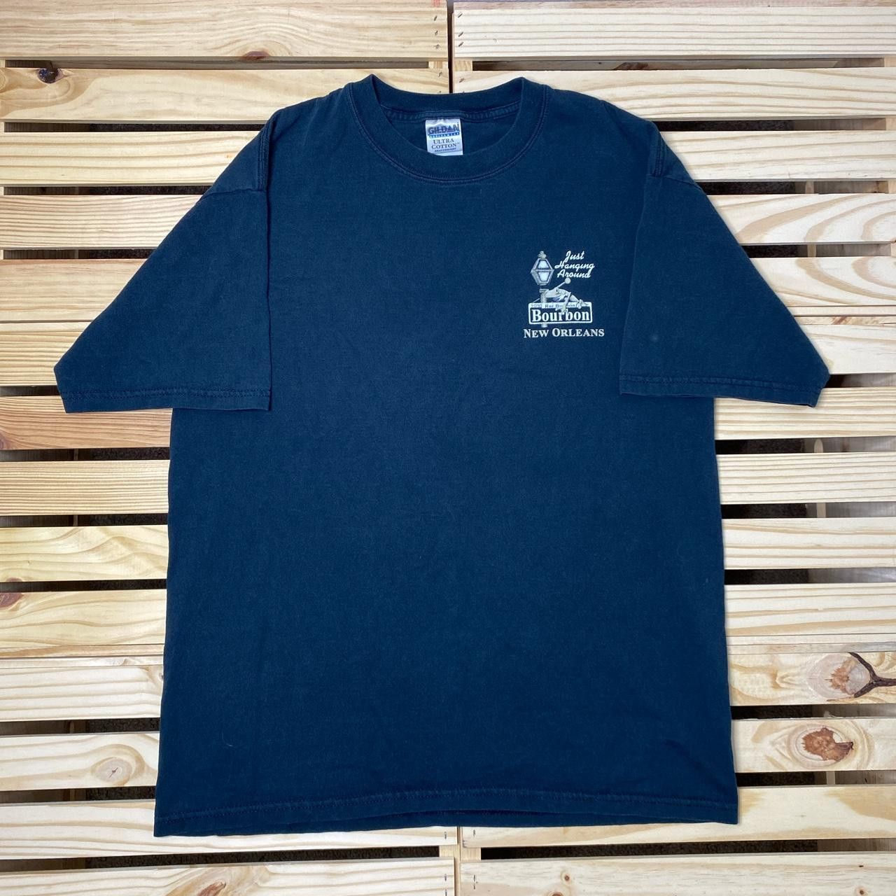 Gildan Vintage Bourbon Street NOLA Black Frog Tee Size Large Size US L / EU 52-54 / 3 - 2 Thumbnail