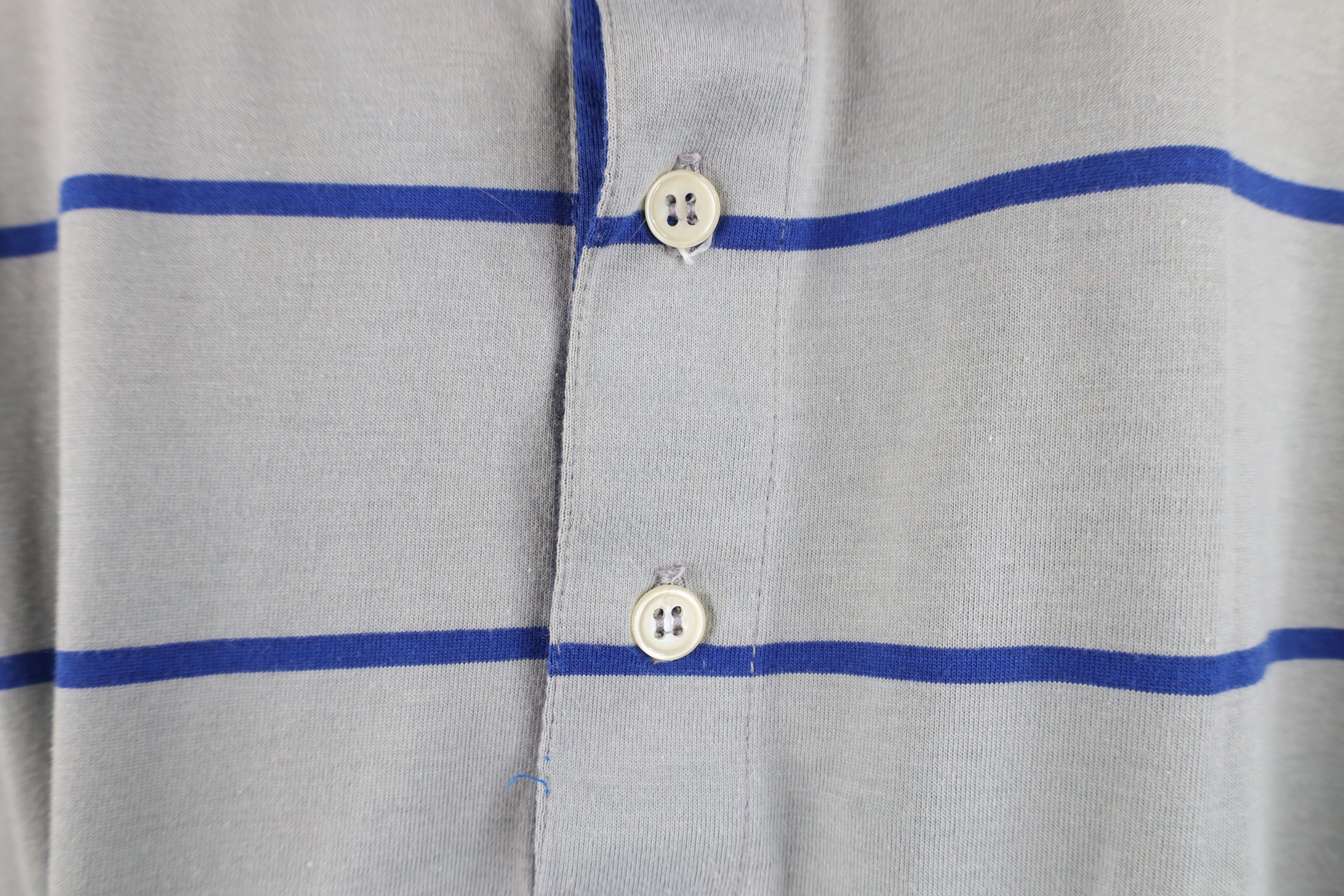 Vintage Vintage 90s Streetwear Striped Knit Collared Golf Polo Shirt Size US L / EU 52-54 / 3 - 5 Thumbnail