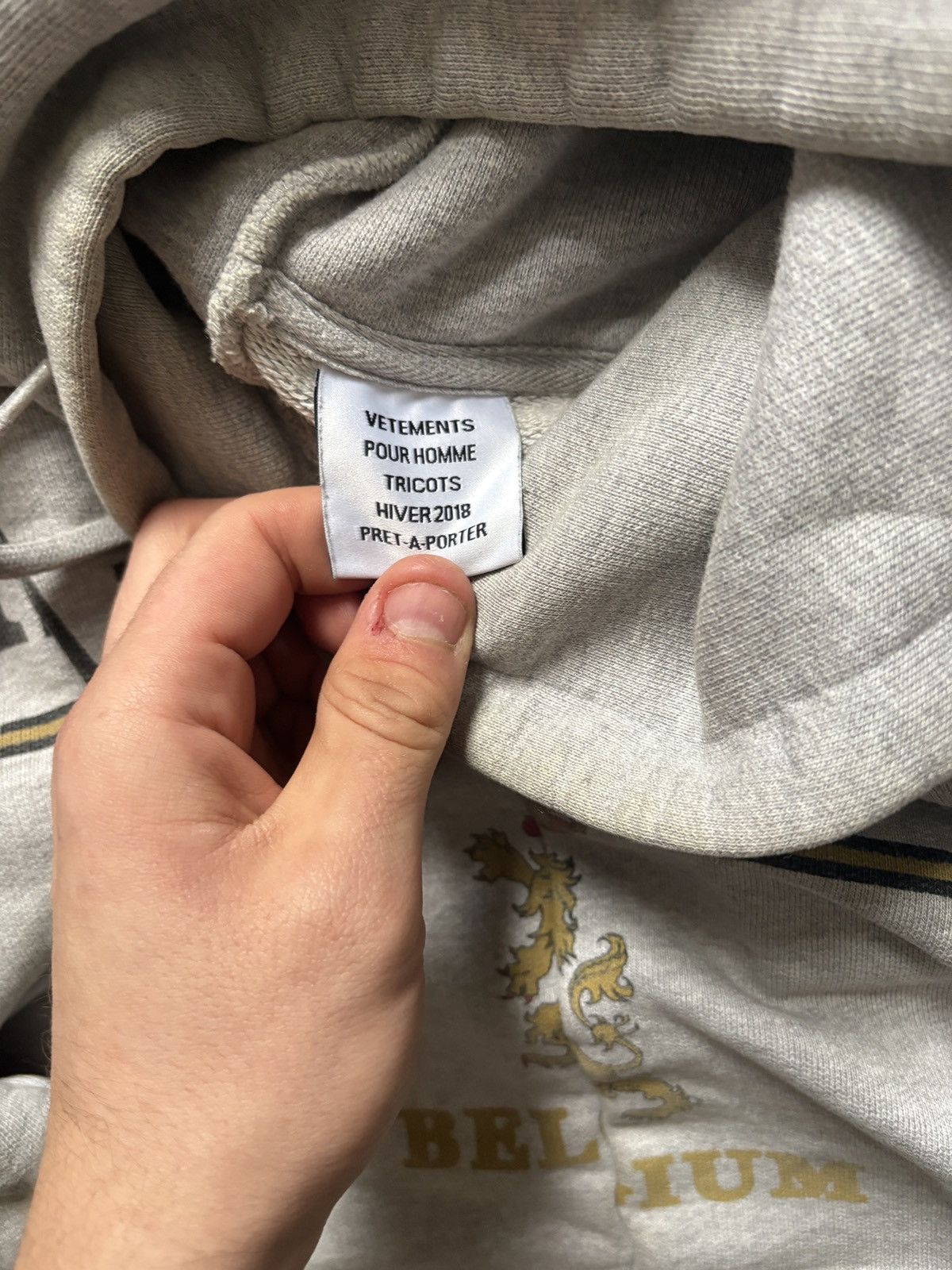 Vetements Vetement Antwerpen restitched hoodie Size US XS / EU 42 / 0 - 6 Thumbnail