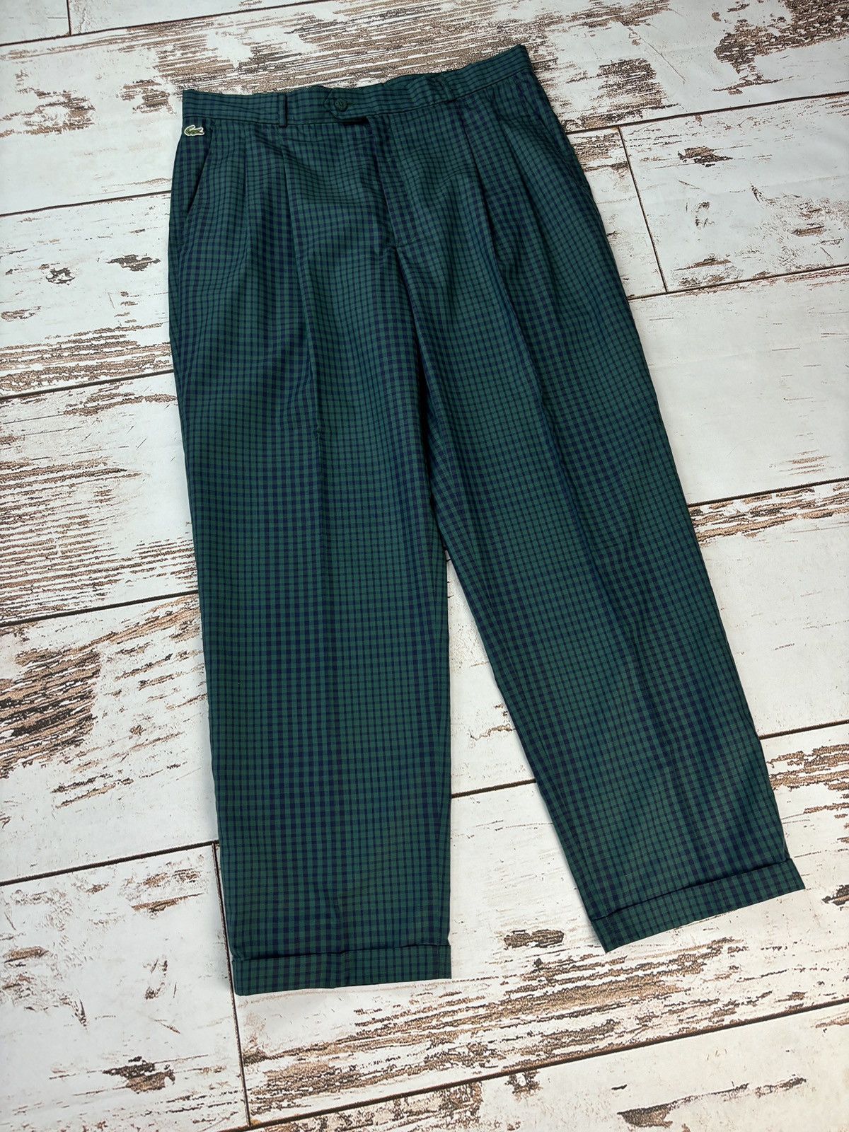 Lacoste Lacoste Chemise Vintage Checkered Casual Pants Size US 36 / EU 52 - 2 Thumbnail