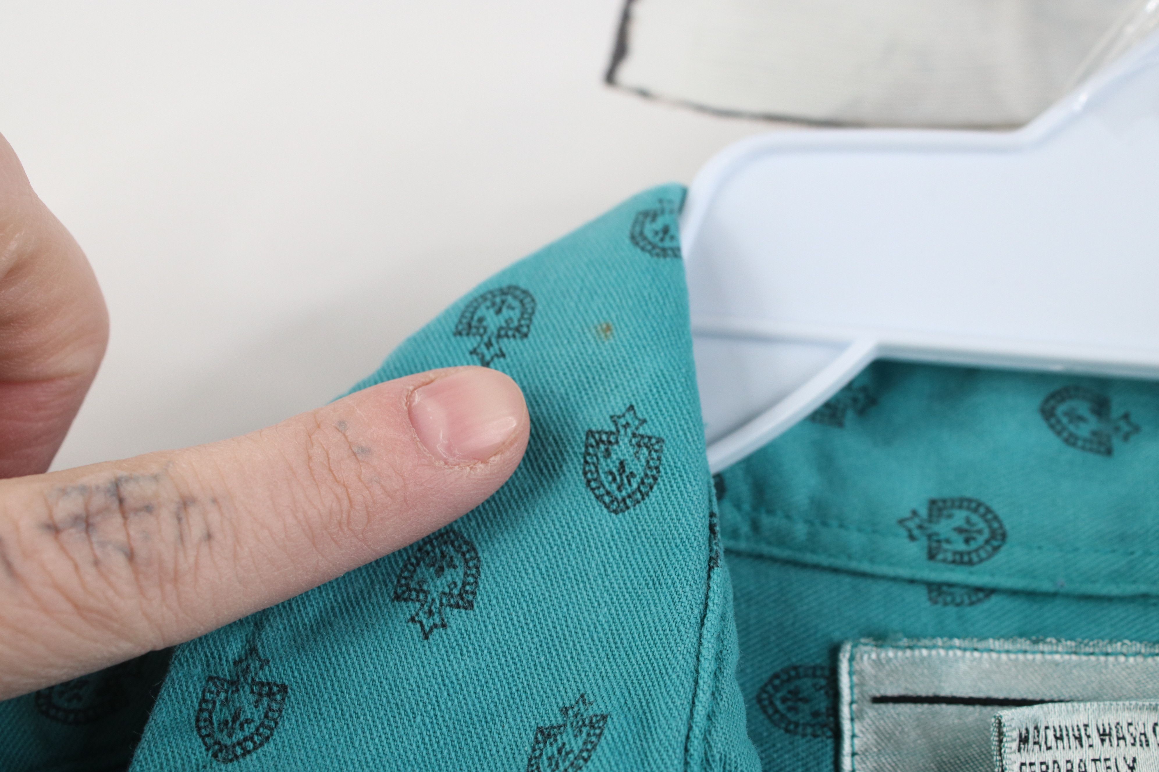 Gap Vintage 90s Gap All Over Print Collared Button Shirt Blue Size US S / EU 44-46 / 1 - 4 Thumbnail