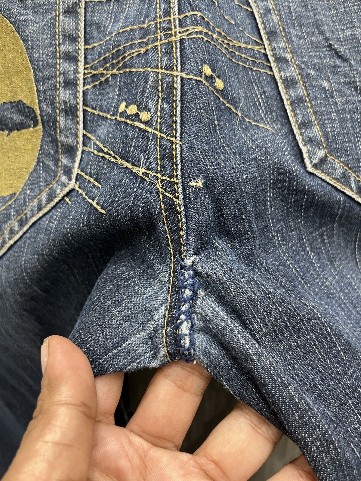 Karakuri Tamashii 🔥🔥🔥ARCHIVE TAKAHASHI BIG TRAIN JAPAN DENIM Size US 34 / EU 50 - 12 Thumbnail