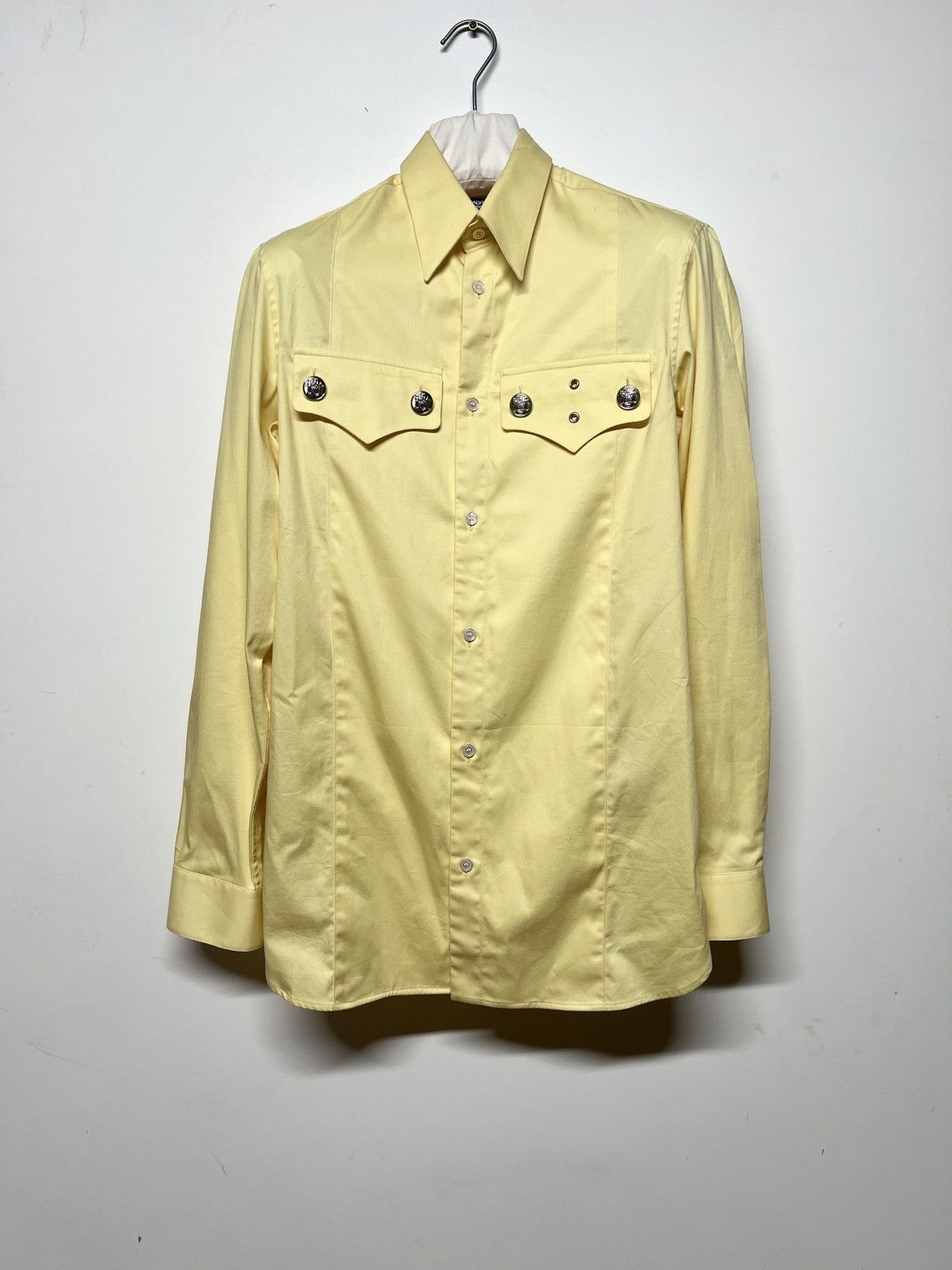 Calvin Klein 205W39NYC Western Flap Pocket Shirt Size 38R - 1 Thumbnail