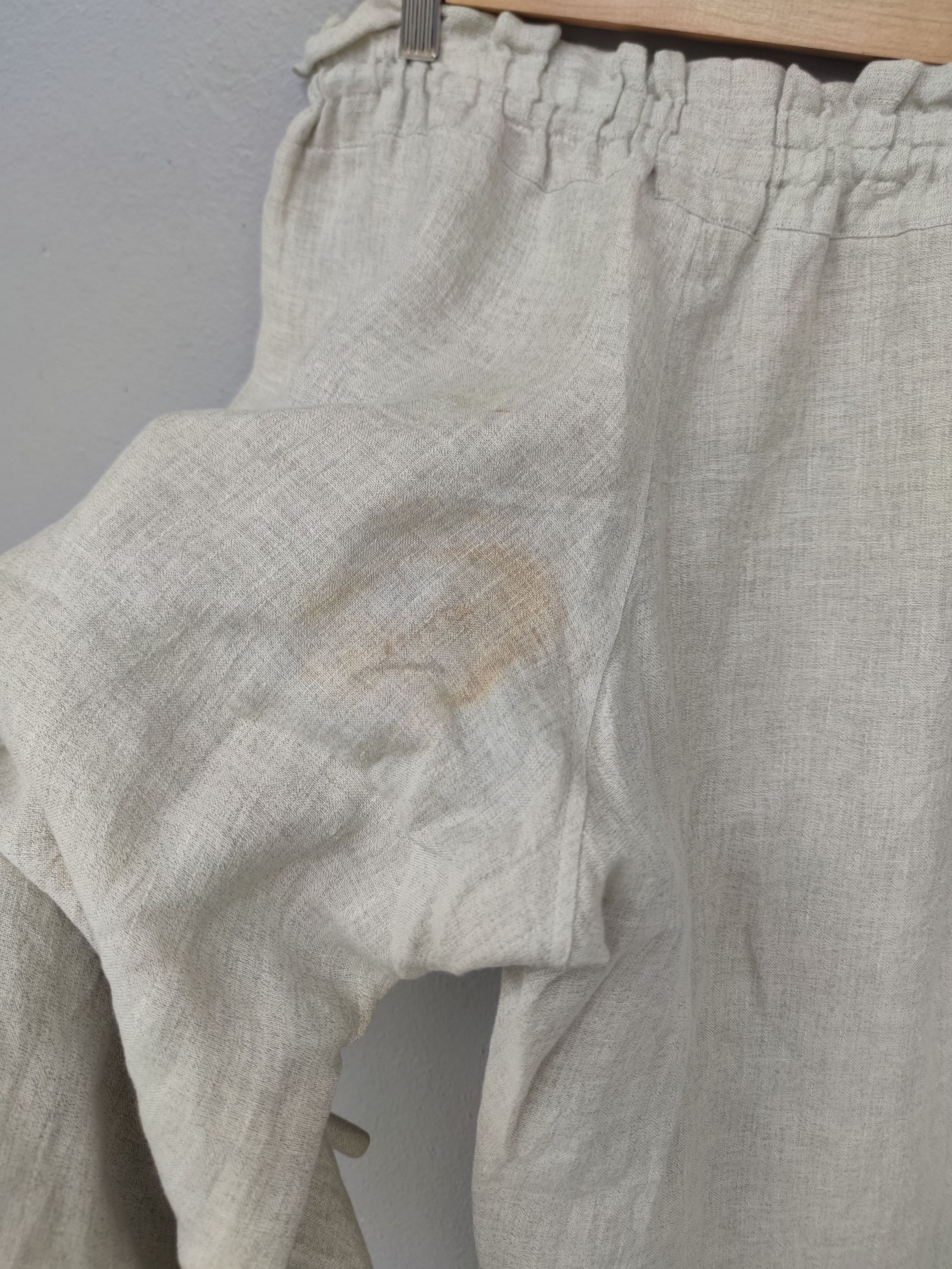 Y's Y's Linen Pant Made in Japan Fits Waist 35 and below Size US 35 - 9 Thumbnail