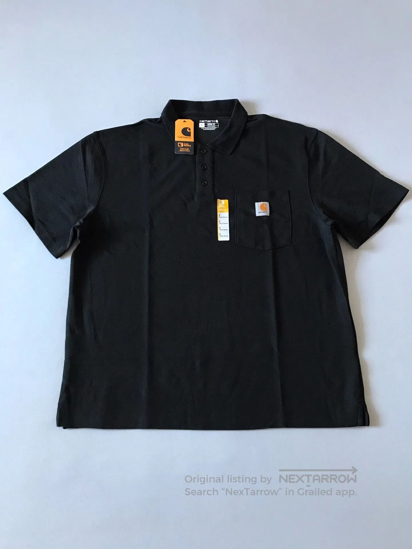 Carhartt Carhartt K570 Black Short Sleeve Polo. Size US L / EU 52-54 / 3 - 1 Thumbnail