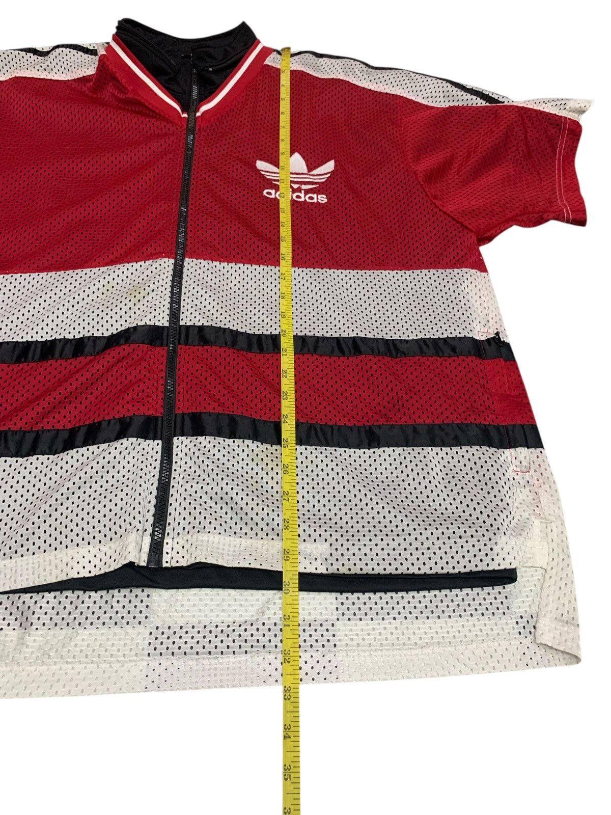 Adidas 90's Adidas Big Logo Streetwear Style Zipper Down Jacket Size US L / EU 52-54 / 3 - 15 Thumbnail