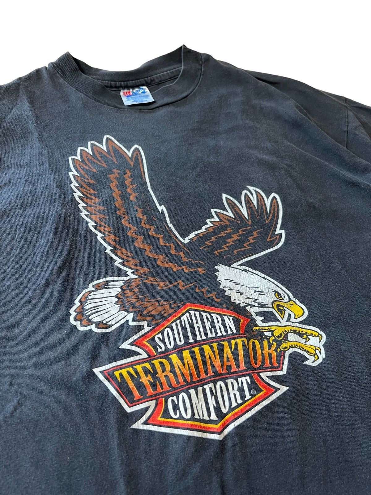 Vintage Vintage Biker Eagle Tee 90s Size US XL / EU 56 / 4 - 3 Thumbnail