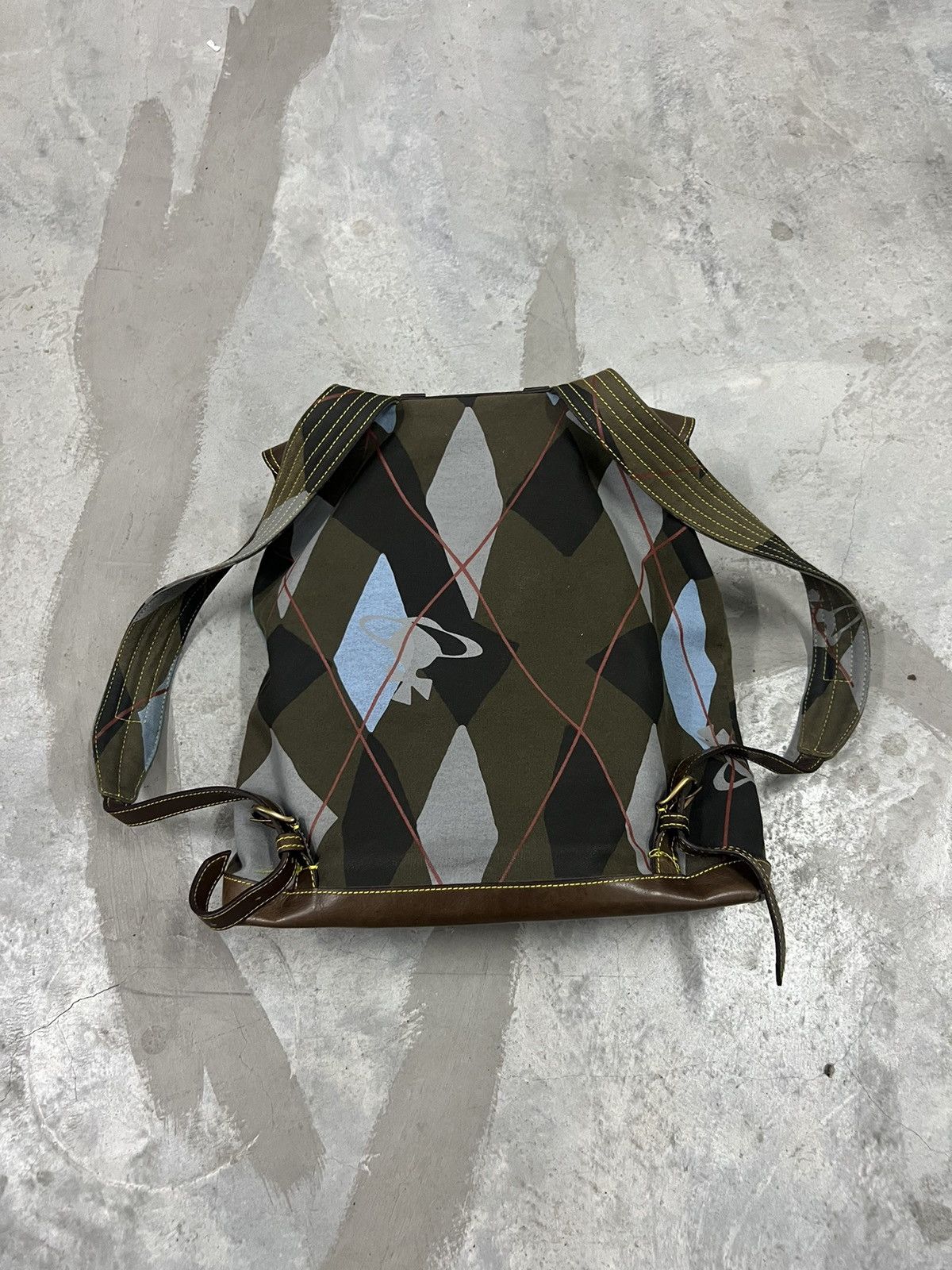 Vivienne Westwood Vivienne Westwood Africa Harlequin Steamer Rucksack. Size ONE SIZE - 2 Thumbnail