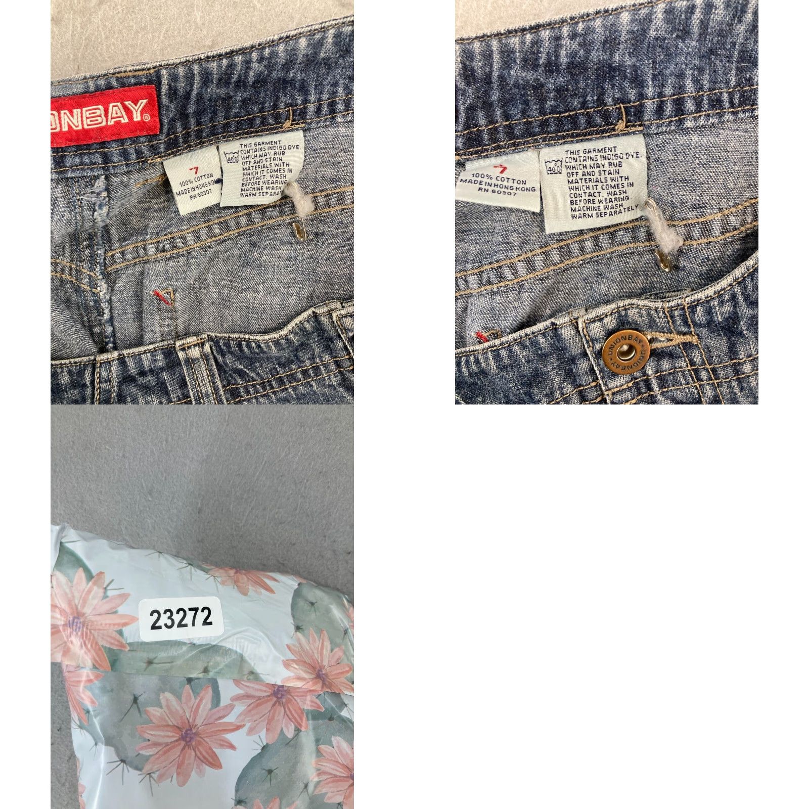 Vintage VINTAGE None UNIONBAY Women’s Maxi Skirt Casual Travel 7 Blue Denim 90s Womens Size 28" / US 6 / IT 42 - 8 Thumbnail