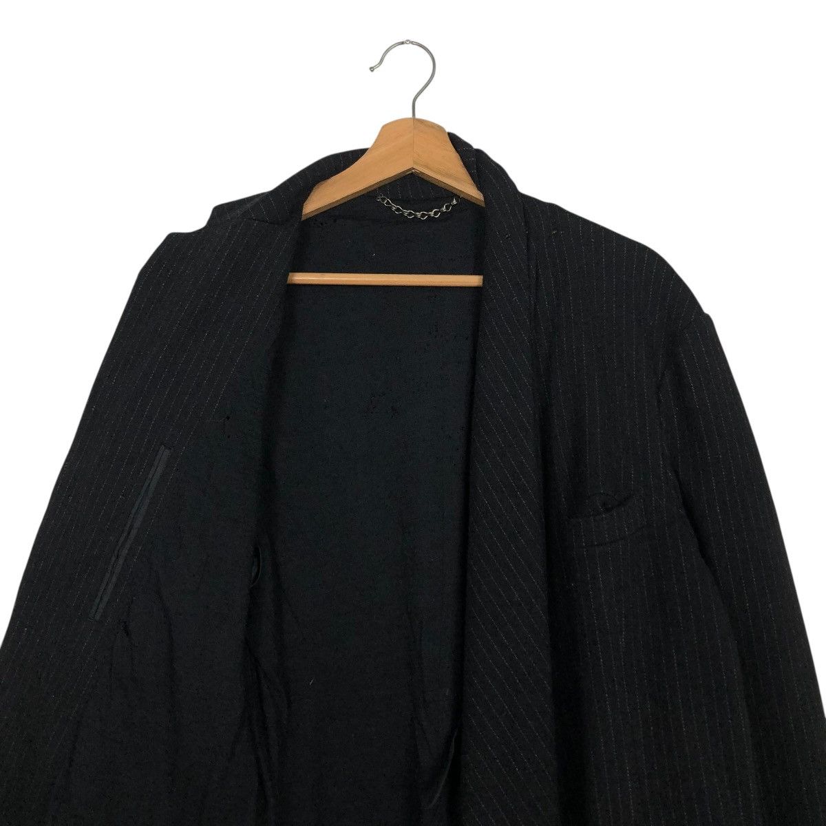 Maison MIHARA YASUHIRO 🔥RICH BLACK AVANT GARDE LONG HALF JACKET MIHARAYASUHIRO Size US M / EU 48-50 / 2 - 14 Thumbnail
