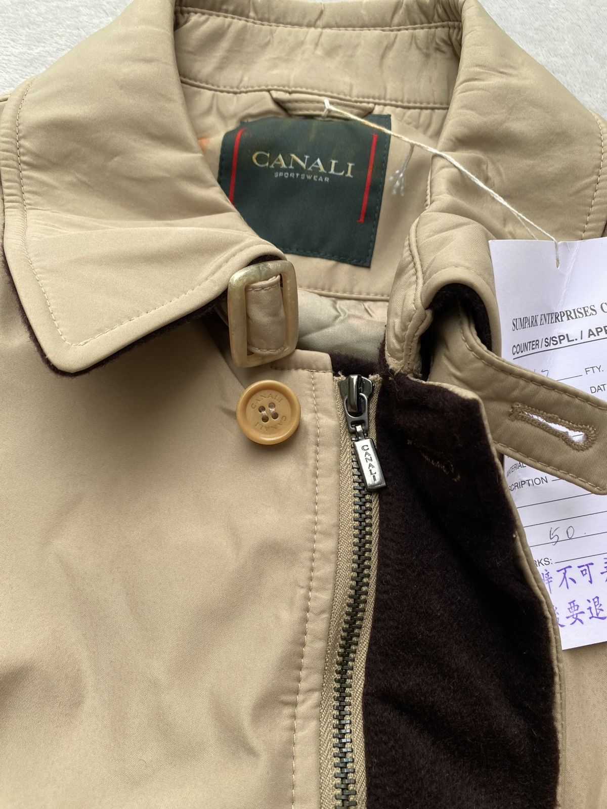 Canali Canali Overcoat with Cashmere Lining Size US L / EU 52-54 / 3 - 8 Thumbnail