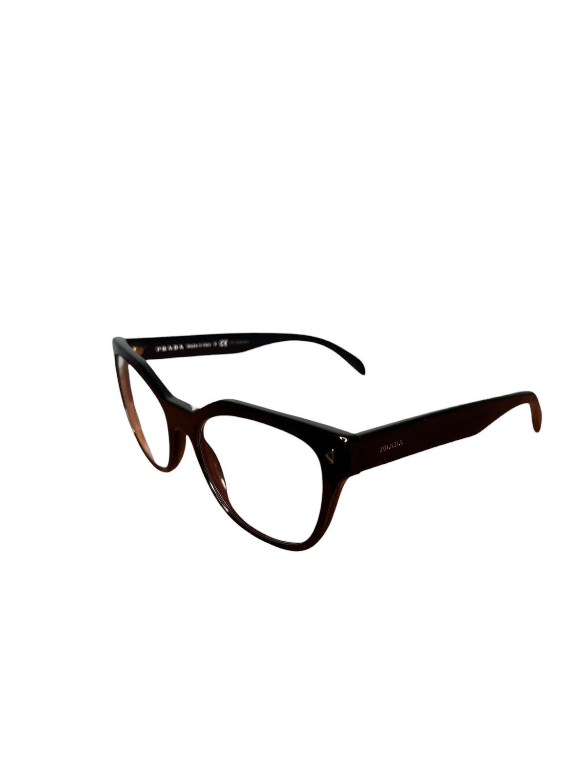 Prada Prada VPR21S Black Acetate Eyeglasses Made in Italy Size ONE SIZE - 2 Thumbnail
