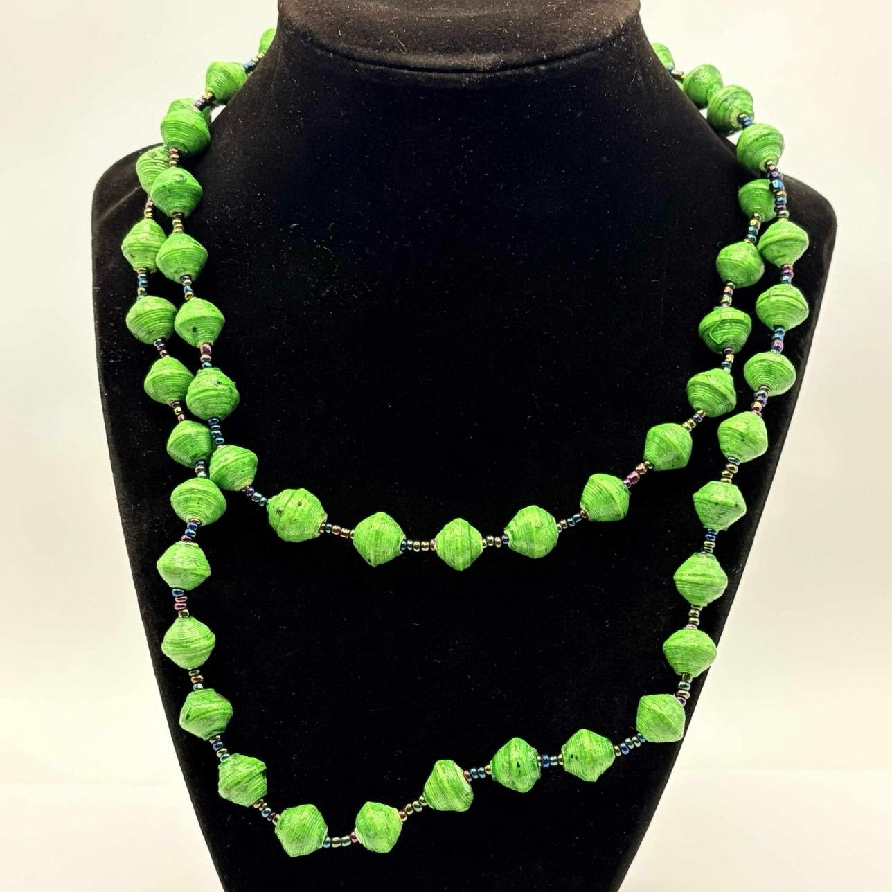 Other Green Beaded Necklace Size ONE SIZE - 1 Thumbnail