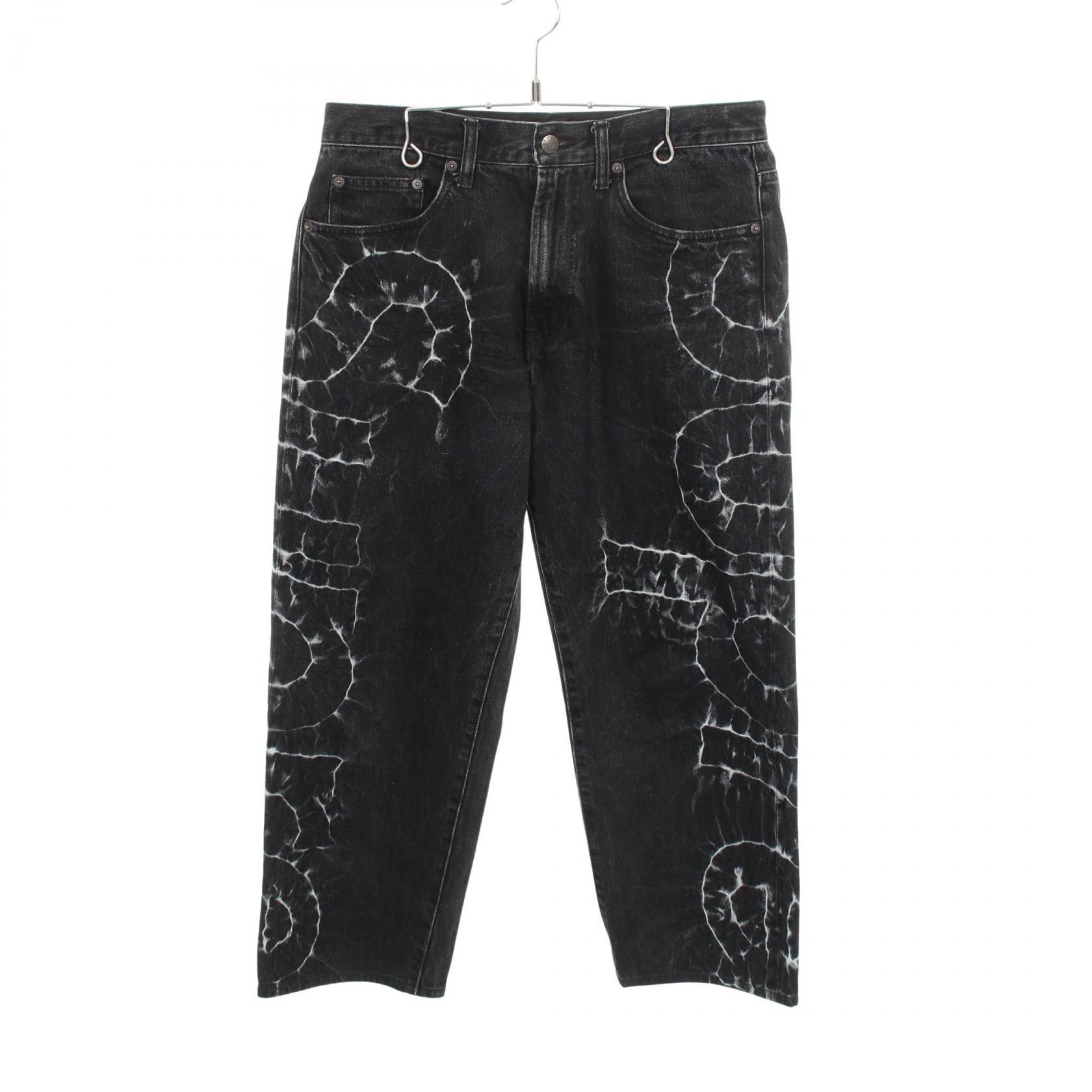 Supreme Supreme Supreme shibori loose fit jean cotton jeans Textile Jeans DUTY FREE for USA Size ONE SIZE - 1 Thumbnail