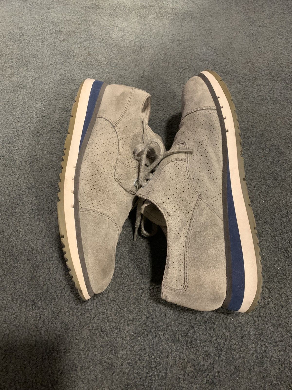 Prada PRADA GREY SUEDE SNEAKERS Size US 9 / EU 42 - 3 Thumbnail