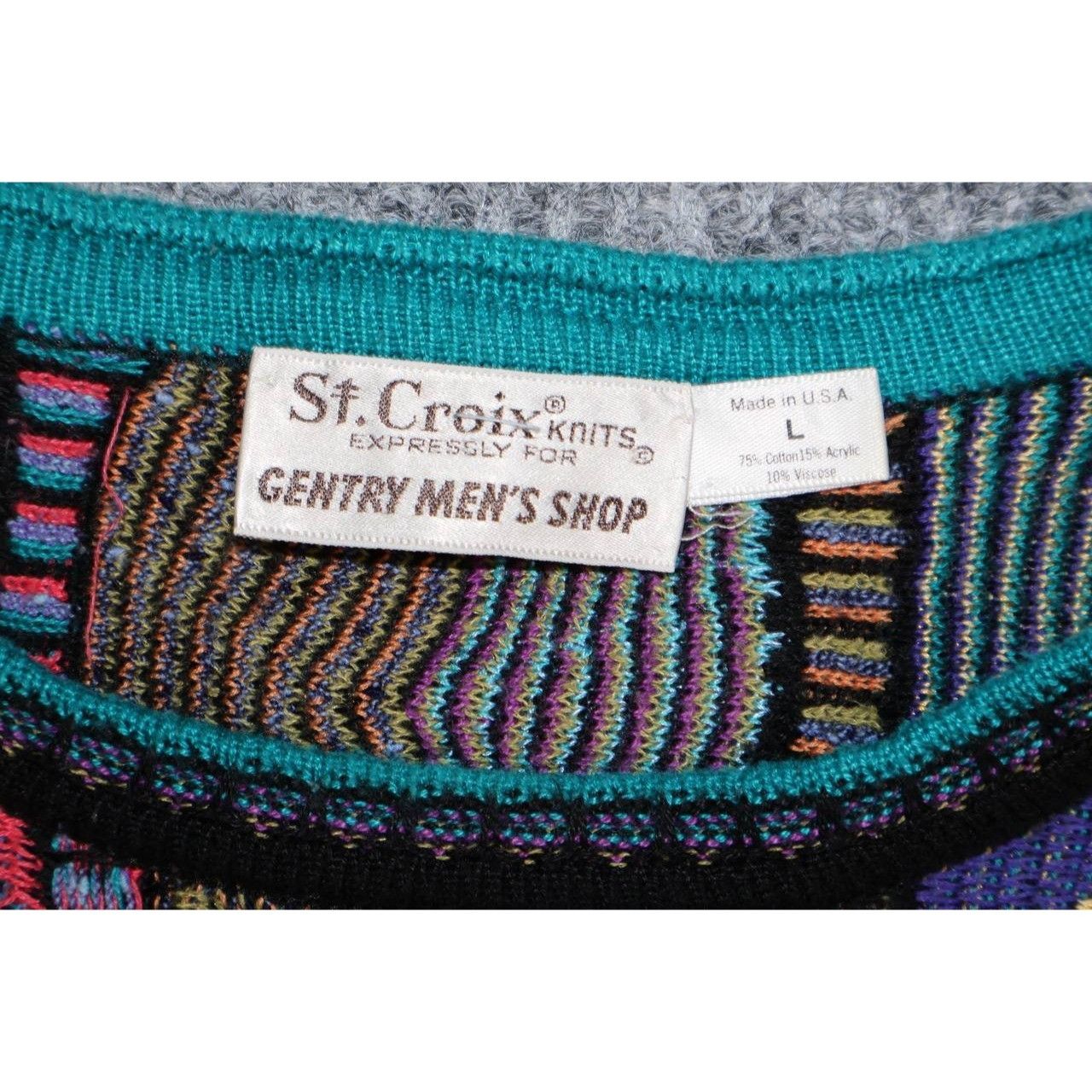 Vintage Vintage St Croix Knits Mens Large Pullover Sweater Size US L / EU 52-54 / 3 - 3 Thumbnail