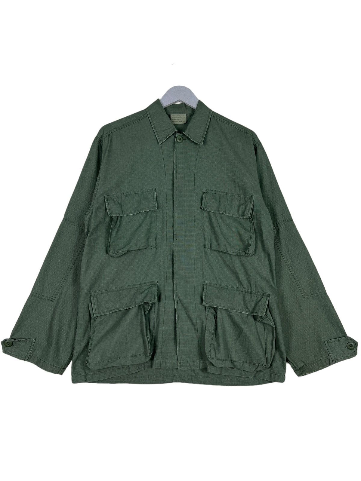 Japanese Brand 🔥 VINTAGE ROTHCO BDU RIP STOP MILITARY SHIRTS JACKET Size US S / EU 44-46 / 1 - 2 Thumbnail