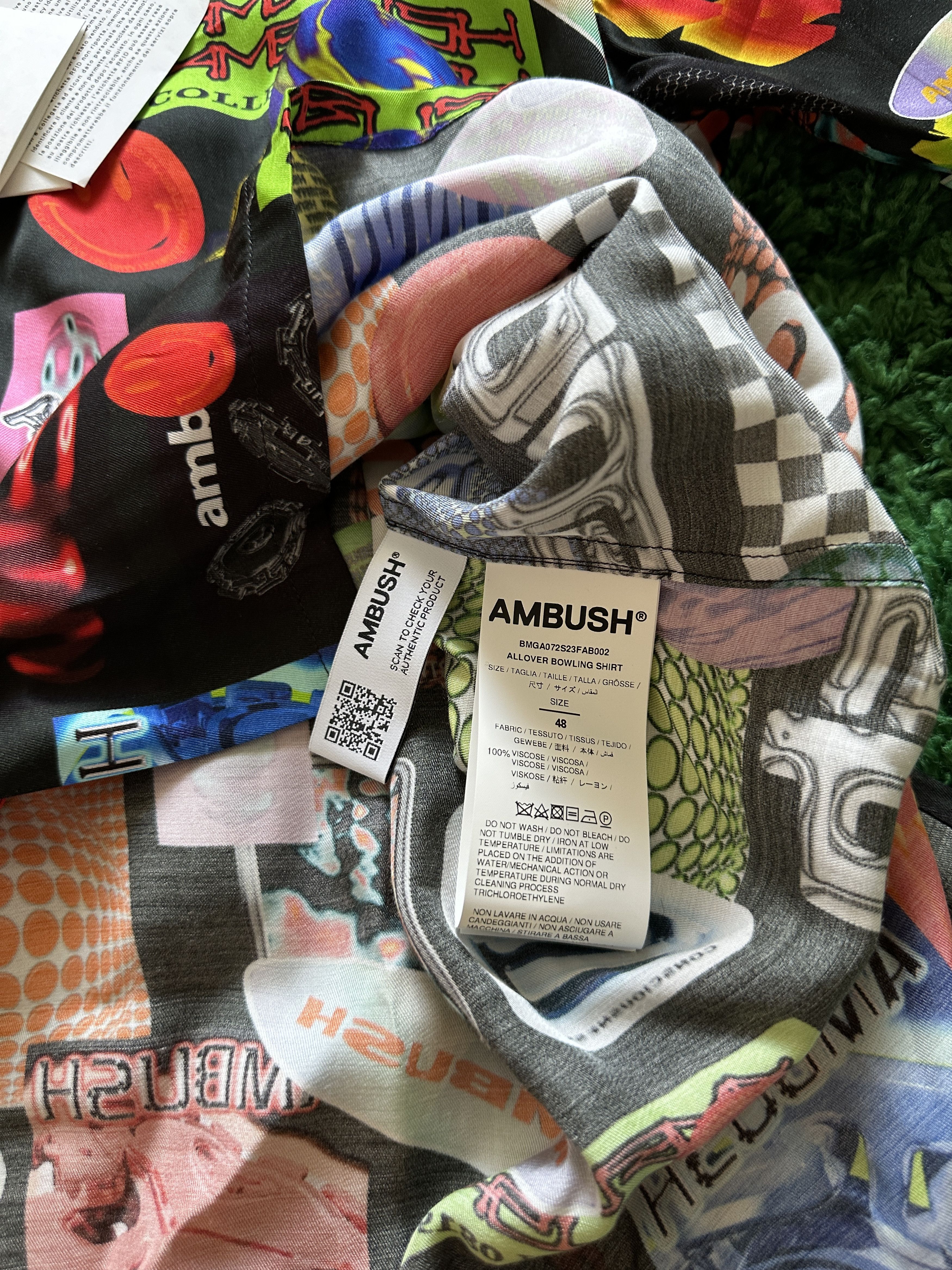 Ambush Design Ambush Sticker Bowling Shirt Size US M / EU 48-50 / 2 - 5 Thumbnail