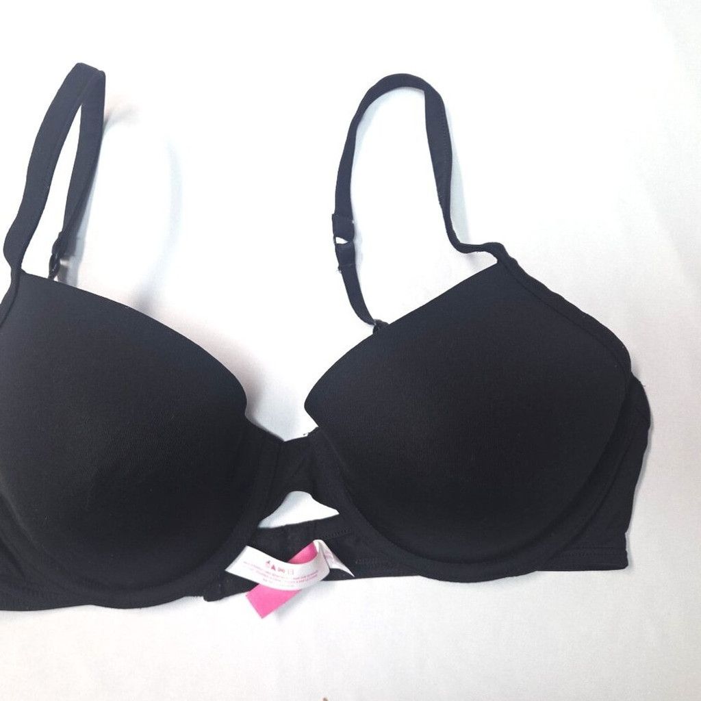 Victoria's Secret Victoria Secret -black T-shirt-Bra light lined wire 36D sexy Size ONE SIZE - 5 Thumbnail