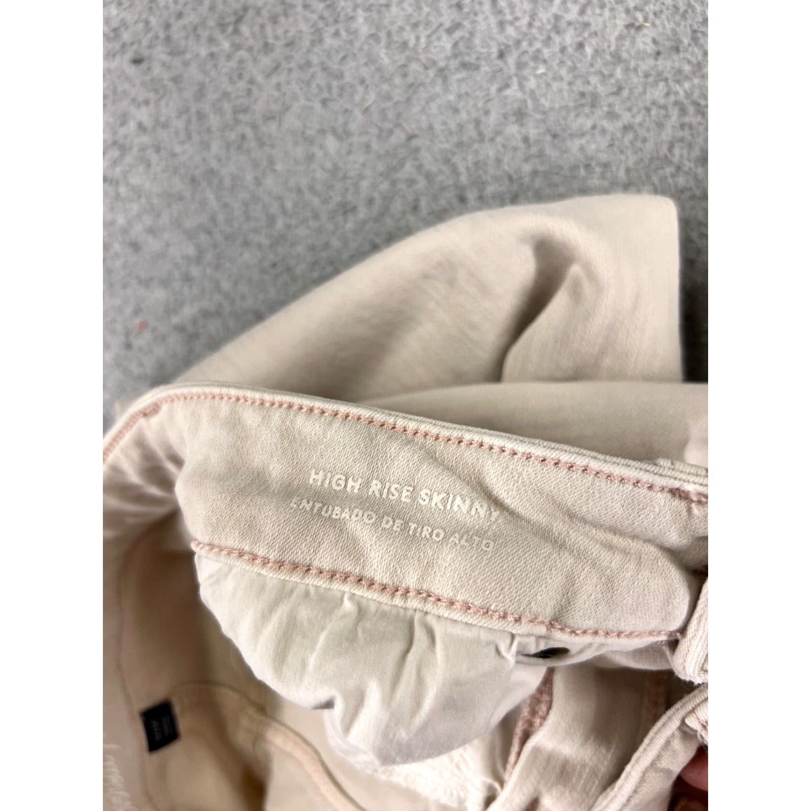Vintage Universal Thread Jeans Women 0 Pink Denim Skinny High Rise Crop 5-Pocket Regular Size 25" / US 0 / IT 36 - 7 Thumbnail