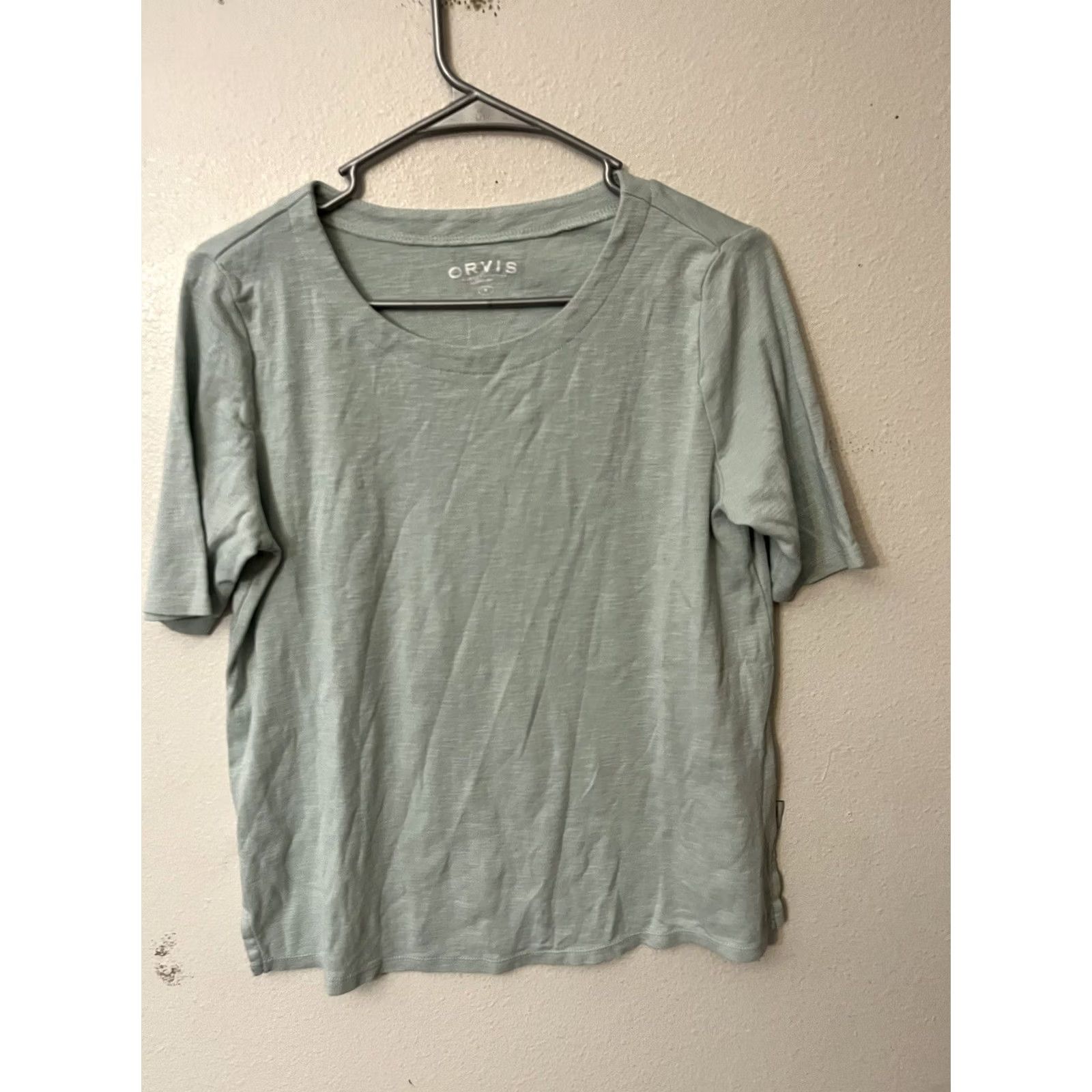 Orvis Orvis Women’s Light Aqua Short-Sleeve Crew Tee Size S Size S / US 4 / IT 40 - 2 Thumbnail