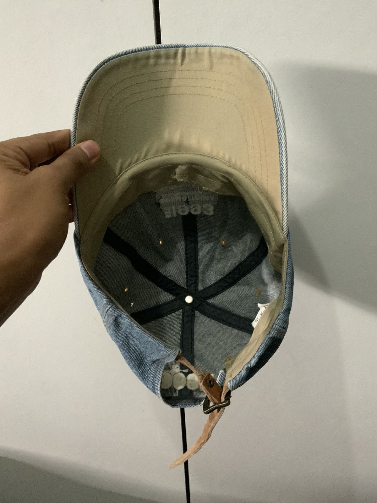 Hat Club Dosmoticusa Light Wash Denime Hat Size ONE SIZE - 7 Thumbnail