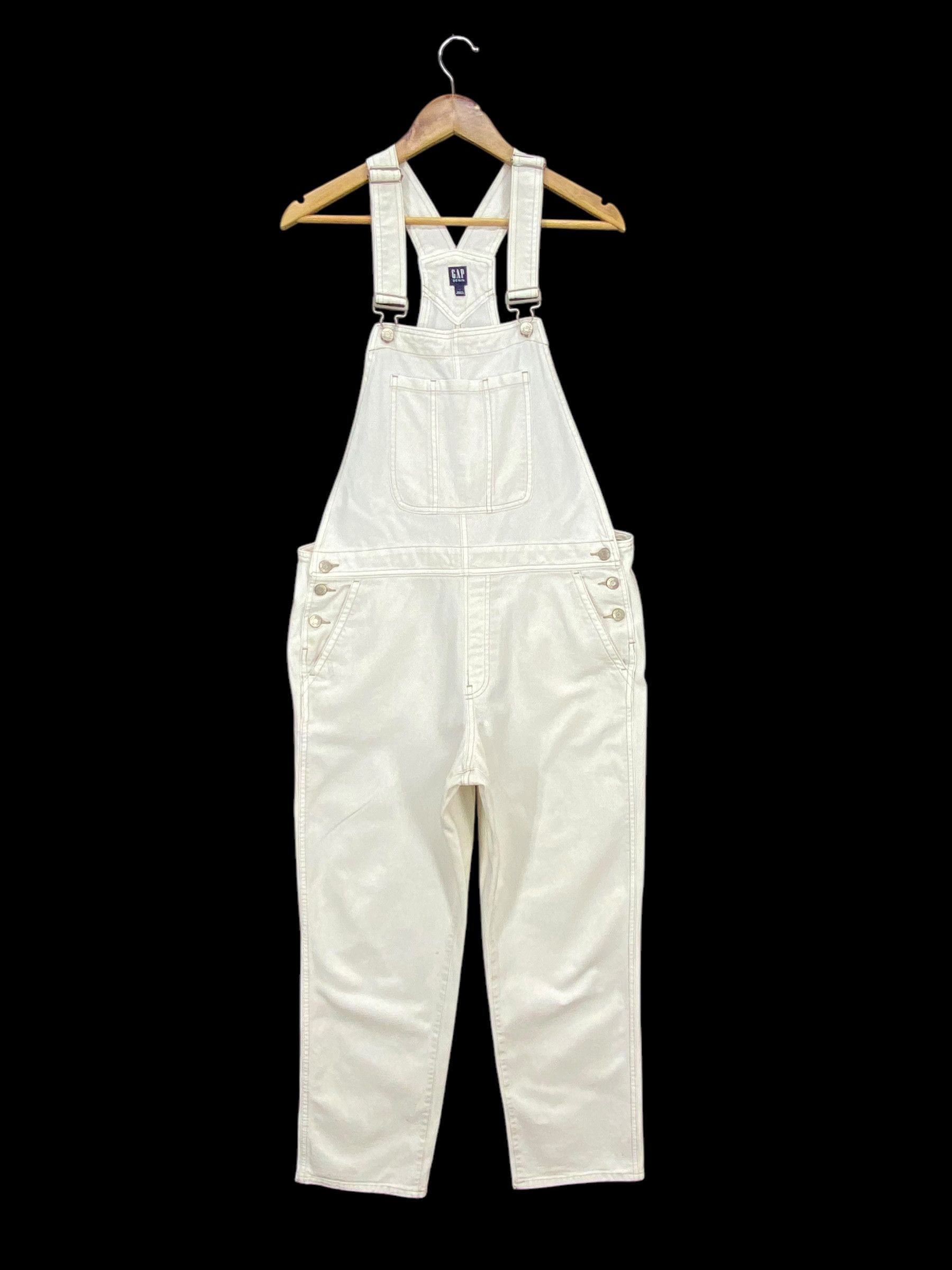 Big John × Vintage Gap Carpenter Light Wash Baker Pocket Bib Overalls Size US 34 / EU 50 - 1 Thumbnail