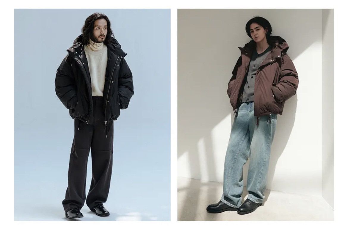 POST ARCHIVE FACTION (PAF) BESLOW Oversized M65 Hood Short Down Parka Jacket Black Size US M / EU 48-50 / 2 - 11 Thumbnail