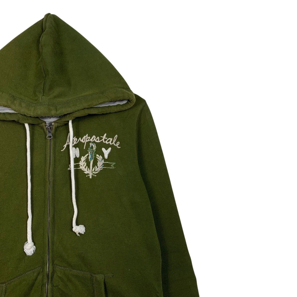 Aeropostale Y2k Vintage AEROPOSTALE Big Logo Zipper Hoodies #3555-C164 Size US XL / EU 56 / 4 - 7 Thumbnail