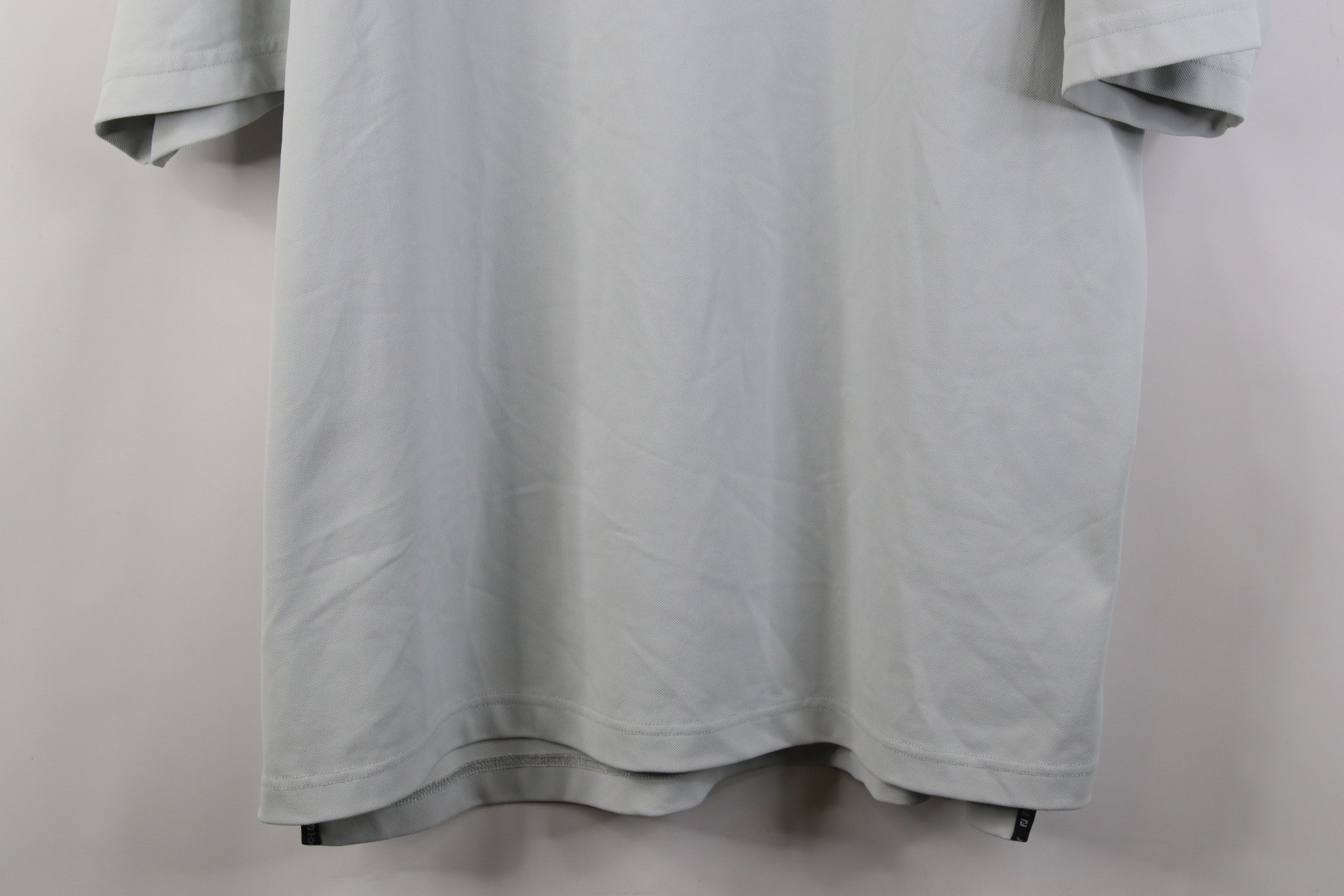 Footjoy FootJoy Golf Embroidered Mock Neck Short Sleeve T-Shirt Gray Size US L / EU 52-54 / 3 - 3 Thumbnail