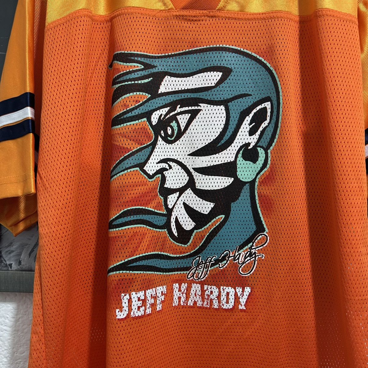 WWE JEFF HARDY MEXICAN JERSEY 2007 Size US XL / EU 56 / 4 - 2 Thumbnail