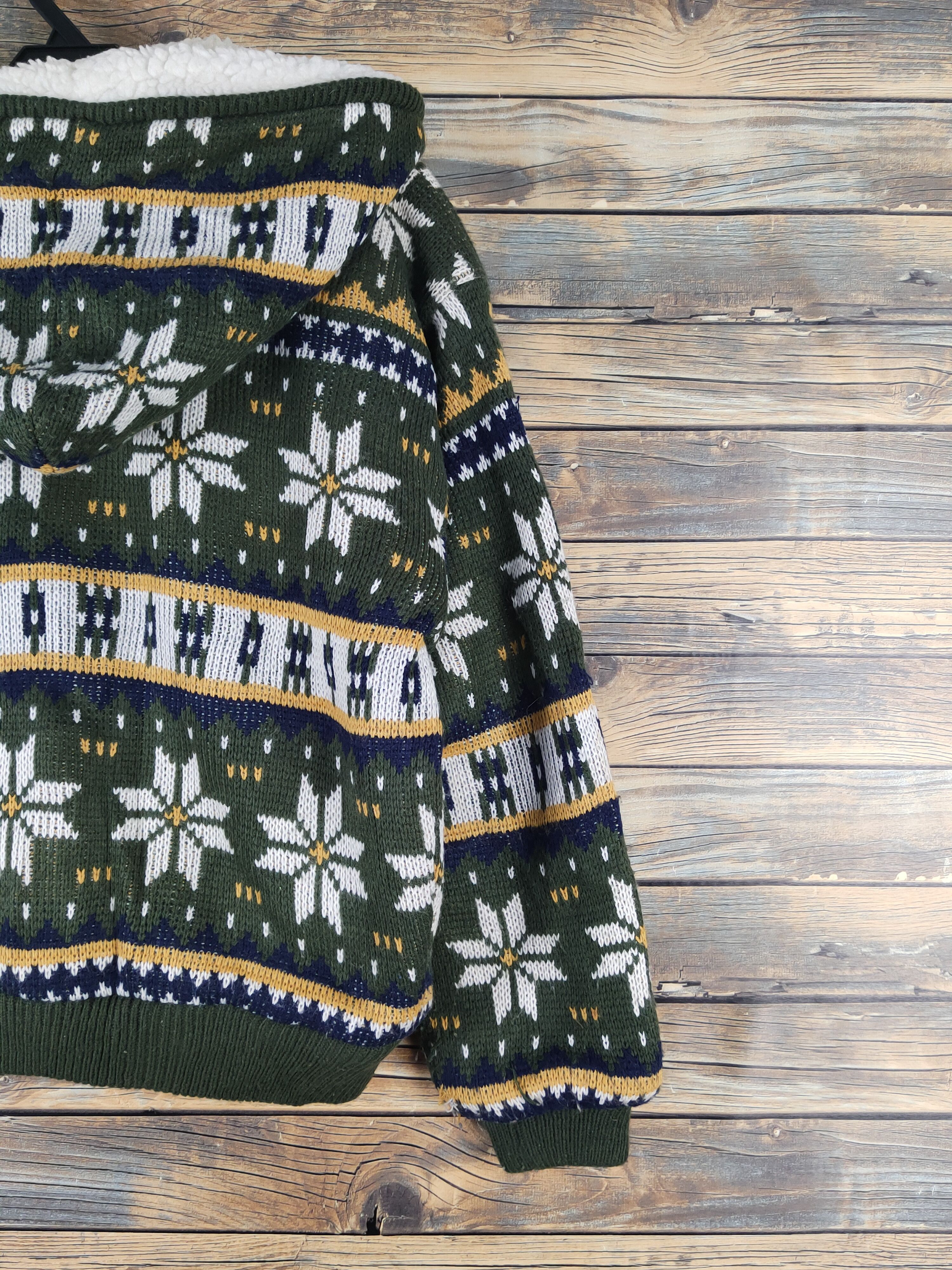 Japanese Brand Big Session Olive Hoodie Knitwear Sweaters #W1266 Size L / US 10 / IT 46 - 10 Thumbnail