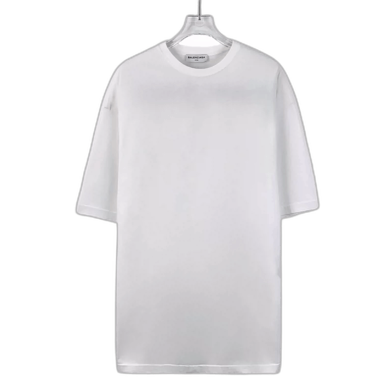 Balenciaga Balenciaga White Letter Embroidered Cotton T-shirt-yf Size US S / EU 44-46 / 1 - 1 Thumbnail