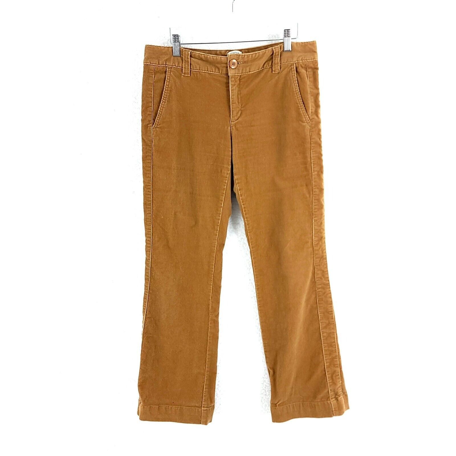 Old Navy Old Navy Stretch Low Waist Brown Corduroy Pants Size 8 Mid R Size 30" / US 8 / IT 44 - 1 Thumbnail