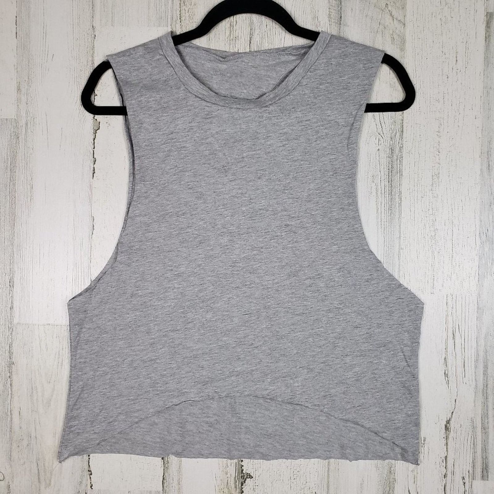 Other NWOT Over The Limit Apparel Gray Sleeveless Muscle Shirt Size M / US 6-8 / IT 42-44 - 1 Thumbnail